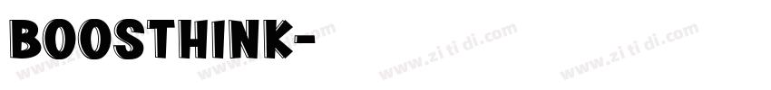 boosthink字体转换