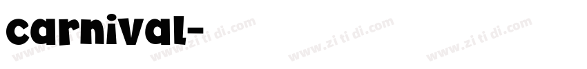 carnival字体转换