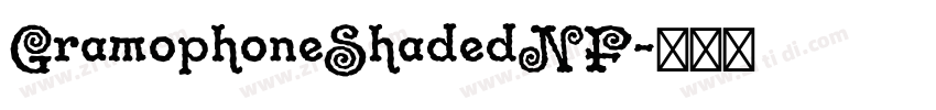 GramophoneShadedNF字体转换