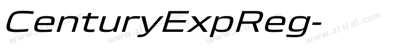 CenturyExpReg字体转换