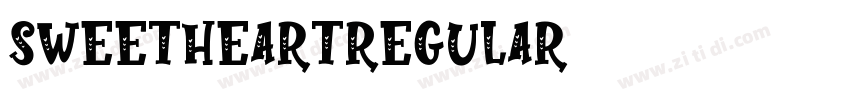 SweetHeartRegular字体转换