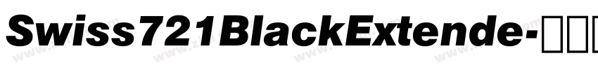 Swiss721BlackExtende字体转换 Swiss721BlackExtende字体转换