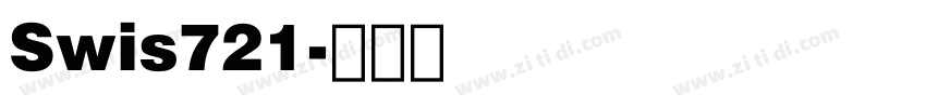 Swis721字体转换