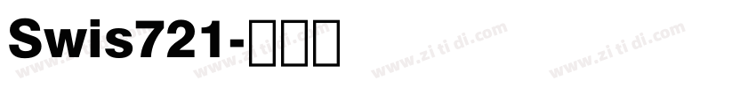 Swis721字体转换