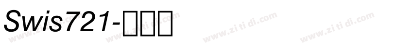 Swis721字体转换