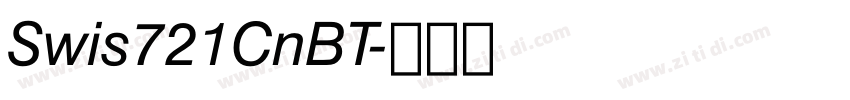 Swis721CnBT字体转换