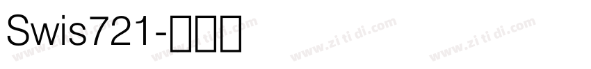 Swis721字体转换
