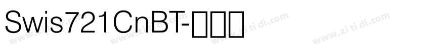 Swis721CnBT字体转换
