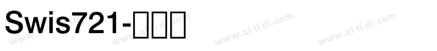 Swis721字体转换