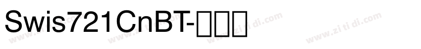 Swis721CnBT字体转换