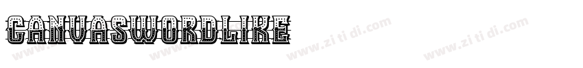 CanvaSwordLike字体转换