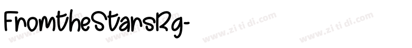 FromtheStarsRg字体转换
