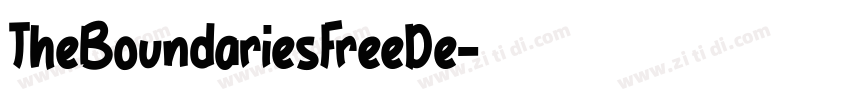 TheBoundariesFreeDe字体转换