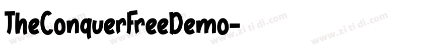 TheConquerFreeDemo字体转换