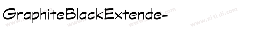 GraphiteBlackExtende字体转换