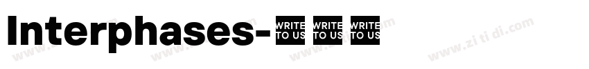 Interphases字体转换