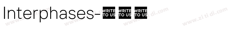 Interphases字体转换