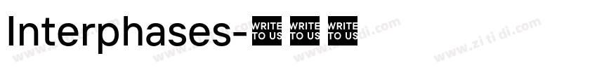 Interphases字体转换