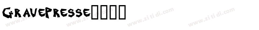GravePresse字体转换