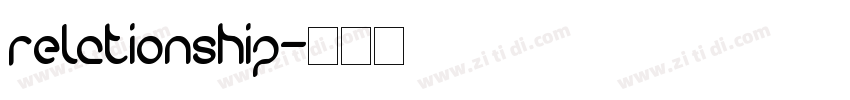 relationship字体转换 relationship字体转换