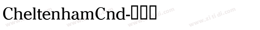 CheltenhamCnd字体转换