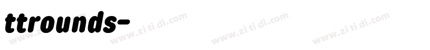 ttrounds字体转换 ttrounds字体转换