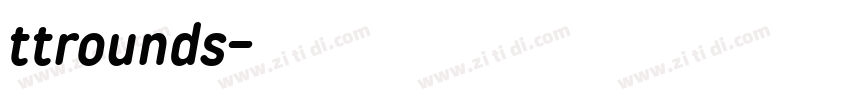 ttrounds字体转换 ttrounds字体转换
