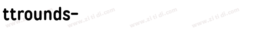 ttrounds字体转换 ttrounds字体转换