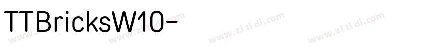 TTBricksW10字体转换