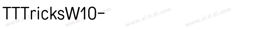 TTTricksW10字体转换