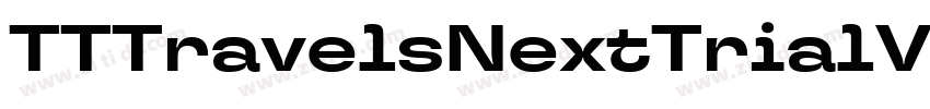 TTTravelsNextTrialVa字体转换
