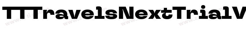 TTTravelsNextTrialVa字体转换