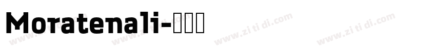 Moratenali字体转换