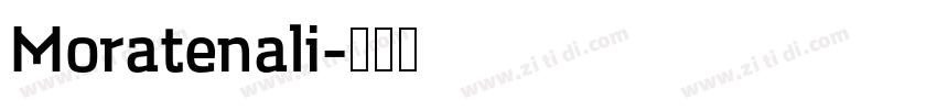 Moratenali字体转换