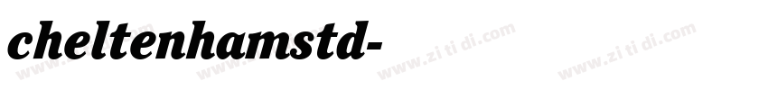 cheltenhamstd字体转换