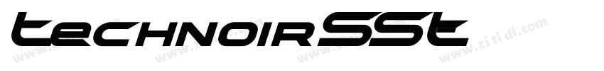 TechnoirSST字体转换
