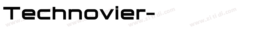 Technovier字体转换