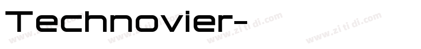 Technovier字体转换