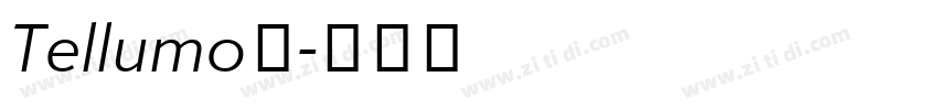 Tellumo◆字体转换