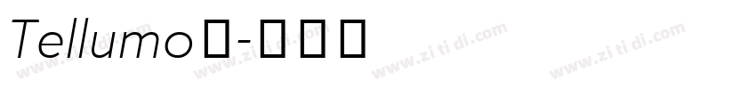 Tellumo◆字体转换