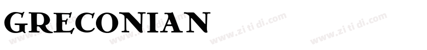 Greconian字体转换