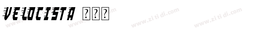 velocista字体转换