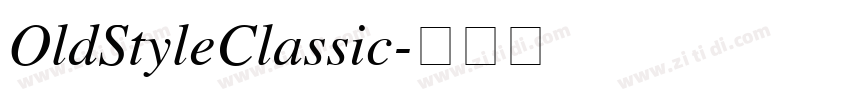 OldStyleClassic字体转换