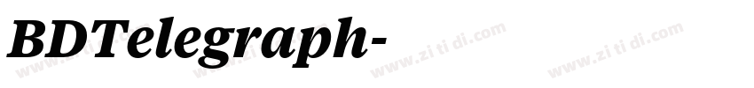 BDTelegraph字体转换