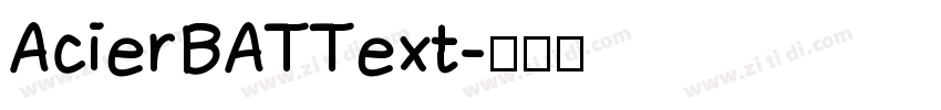 AcierBATText字体转换