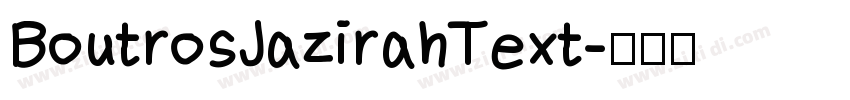 BoutrosJazirahText字体转换