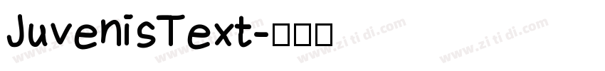 JuvenisText字体转换