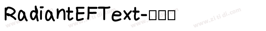 RadiantEFText字体转换
