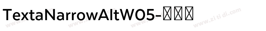 TextaNarrowAltW05字体转换