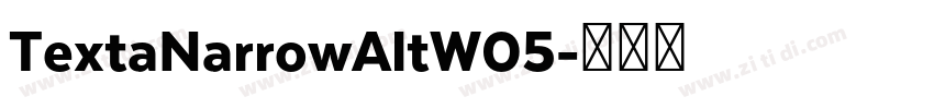 TextaNarrowAltW05字体转换